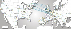 Mapa conectividad cogent communications